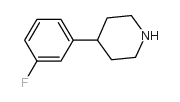 4-(3-氟苯基)-哌啶结构式