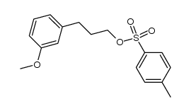 1-Tosyloxy-3-(3-methoxyphenyl)-propane结构式