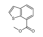 methyl 1-benzothiophene-7-carboxylate结构式