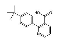 2-(4-tert-butylphenyl)pyridine-3-carboxylic acid Structure