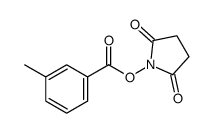 (2,5-dioxopyrrolidin-1-yl) 3-methylbenzoate Structure