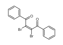 (Z)-2,3-dibromo-1,4-diphenylbut-2-ene-1,4-dione结构式