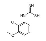 Thiourea, (2-chloro-3-methoxyphenyl)- structure