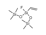 3-fluoro-1,1,1,5,5,5-hexamethyl-3-vinyltrisiloxane Structure