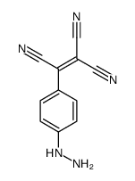 2-(4-hydrazinylphenyl)ethene-1,1,2-tricarbonitrile Structure