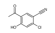 5-Acetyl-2-chlor-4-hydroxybenzonitril Structure