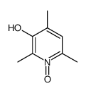 2,4,6-trimethyl-1-oxidopyridin-1-ium-3-ol Structure