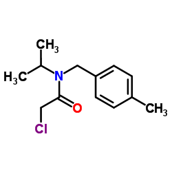 2-Chloro-N-isopropyl-N-(4-methylbenzyl)acetamide结构式