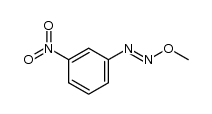 m-nitrobenzenediazo methyl ether Structure