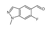 6-fluoro-1-methyl-1H-indazole-5-carbaldehyde结构式