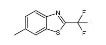 6-methyl-2-(trifluoromethyl)benzo[d]thiazole结构式