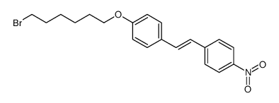 1-[2-[4-(6-bromohexoxy)phenyl]ethenyl]-4-nitrobenzene Structure