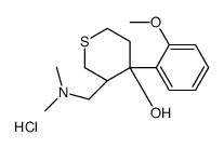 (3R,4S)-3-[(dimethylamino)methyl]-4-(2-methoxyphenyl)thian-4-ol,hydrochloride Structure