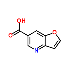 呋喃并[3,2-b]吡啶-6-羧酸结构式