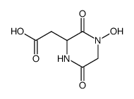 2-Piperazineaceticacid,4-hydroxy-3,6-dioxo-,(S)-(9CI)结构式