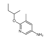 6-sec-butoxy-5-Methylpyridin-3-amine structure