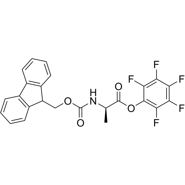 Fmoc-D-Ala-OPfp structure