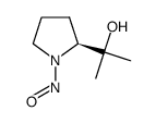 (S)-1-nitroso-2-(1-hydroxy-1-methylethyl)pyrrolidine结构式