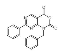 1-苄基-7-苯基-1H-嘧啶并[4,5-d][1,3]噁嗪-2,4-二酮结构式
