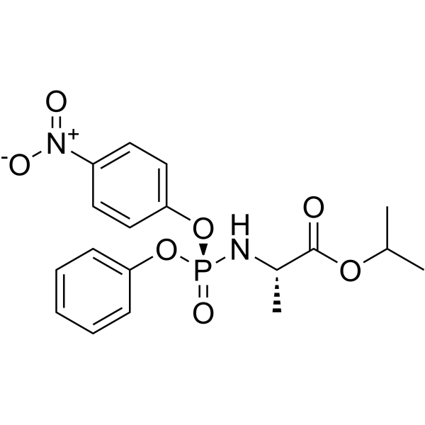 L-Alanine, N-[(S)-(4-nitrophenoxy)phenoxyphosphinyl]-, 1-methylethyl ester picture