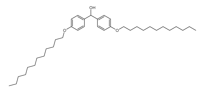 bis(4-(dodecyloxy)phenyl)methanol Structure