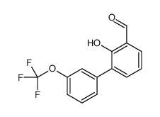 2-hydroxy-3-[3-(trifluoromethoxy)phenyl]benzaldehyde Structure