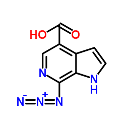7-Azido-1H-pyrrolo[2,3-c]pyridine-4-carboxylic acid Structure
