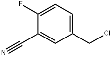 5-(氯甲基)-2-氟苯甲腈结构式
