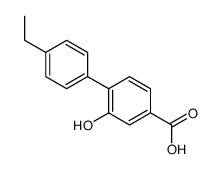 4-(4-ethylphenyl)-3-hydroxybenzoic acid结构式