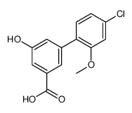 3-(4-chloro-2-methoxyphenyl)-5-hydroxybenzoic acid Structure