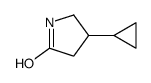 4-Cyclopropylpyrrolidin-2-one Structure