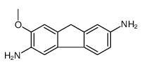 7-methoxy-9H-fluorene-2,6-diamine Structure