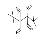 1,1,2,2-Tetracyan-1,2-di-tert-butylethan Structure