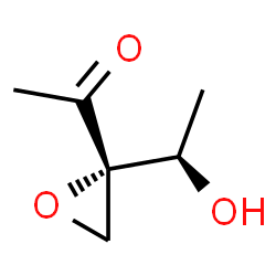 Ethanone, 1-[2-(1-hydroxyethyl)oxiranyl]-, (R*,S*)- (9CI) Structure