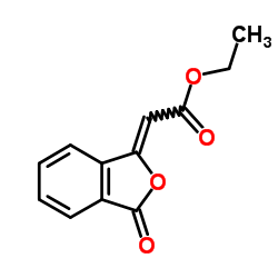 Ethyl (2Z)-(3-oxo-2-benzofuran-1(3H)-ylidene)acetate Structure