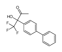 3-(联苯-4-基)-4,4,4-三氟-3-羟基-2-丁酮结构式
