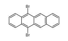 5,12-dibromonaphthacene Structure