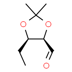 D-erythro-Pentose, 4,5-dideoxy-2,3-O-(1-methylethylidene)- (9CI)结构式