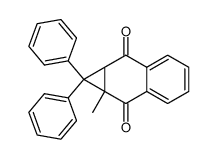 1a-Methyl-1,1-diphenyl-1a,7a-dihydro-1H-cyclopropanaphthalindion-(2,7)结构式