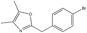 2-(4-bromobenzyl)-4,5-dimethyloxazole Structure
