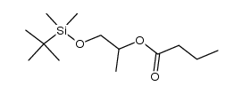 1-((tert-butyldimethylsilyl)oxy)propan-2-yl butyrate Structure