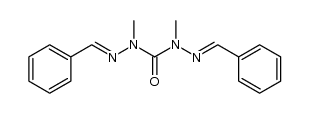 1,5-Dibenzyliden-2,4-dimethylcarbonohydrazid结构式