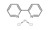 (2,2′-联吡啶)二氯化铂(II)结构式