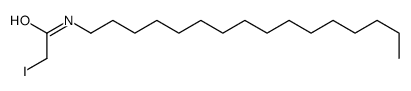 N-hexadecyl-2-iodoacetamide Structure