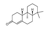 2(3H)-Phenanthrenone, 4,4a,4b,5,6,7,8,8a,9,10-decahydro-4b,8,8-trimethyl-, (4aS,4bS,8aS)- Structure