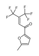 4,4,4-trifluoro-1-(5-methylfuran-2-yl)-3-(trifluoromethyl)but-2-en-1-one结构式
