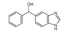 5-(α-hydroxybenzyl)benzimidazole结构式