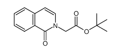 tert-butyl (1-oxoisoquinolin-2(1H)-yl)acetate结构式