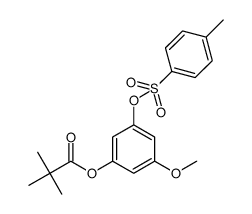 3-methoxy-5-(tosyloxy)phenyl pivalate Structure