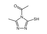 3H-1,2,4-Triazole-3-thione, 4-acetyl-2,4-dihydro-5-methyl- (9CI) structure